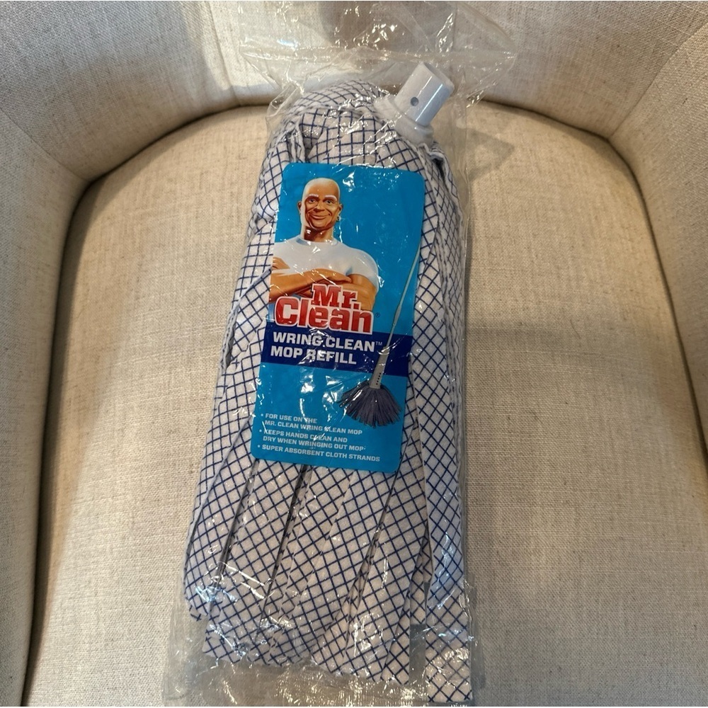 NEW Mr. Clean Wring Clean Mop Head Refill Cleaning Supplies and Refills